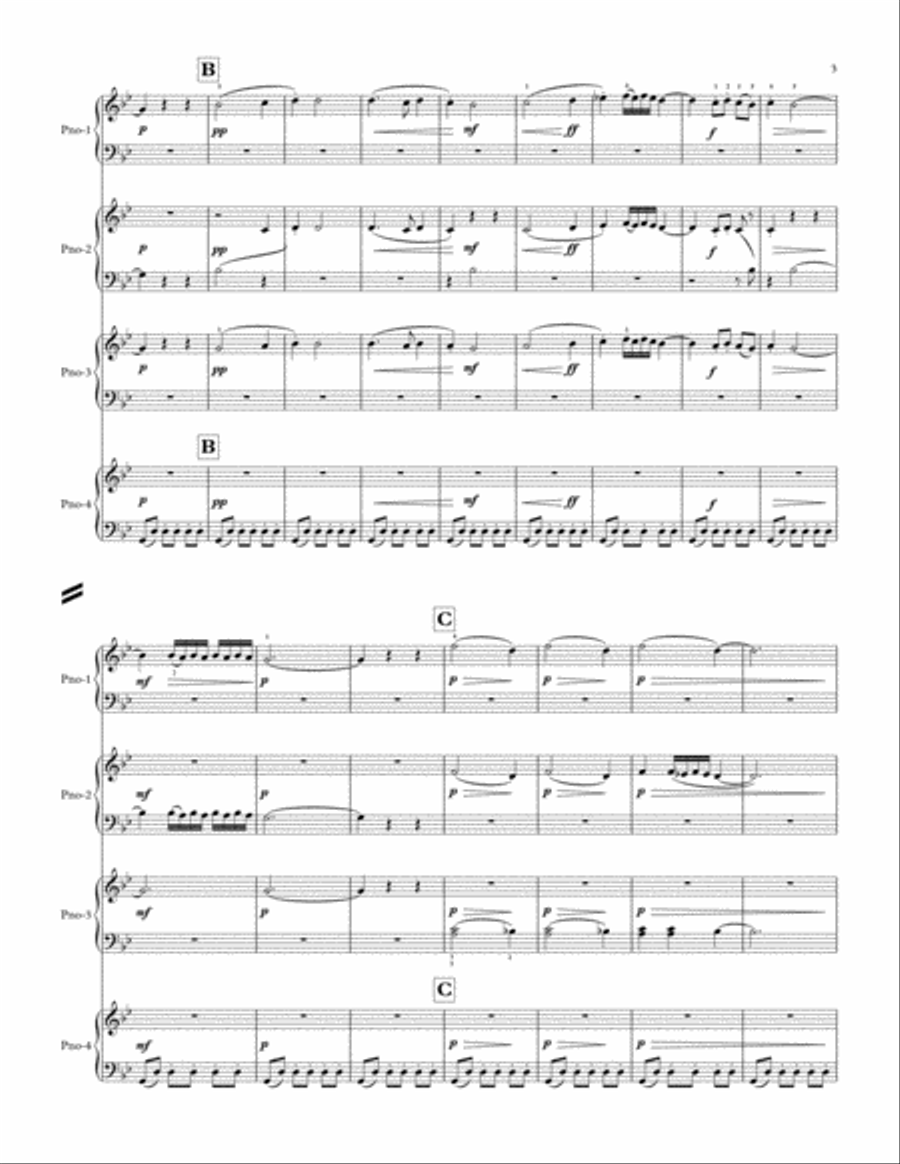 Arabian Dance Arabian Dance Small Ensemble scores gallery preview page 3