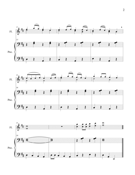 Ten Little Indians - Flute Duet and Piano image number null