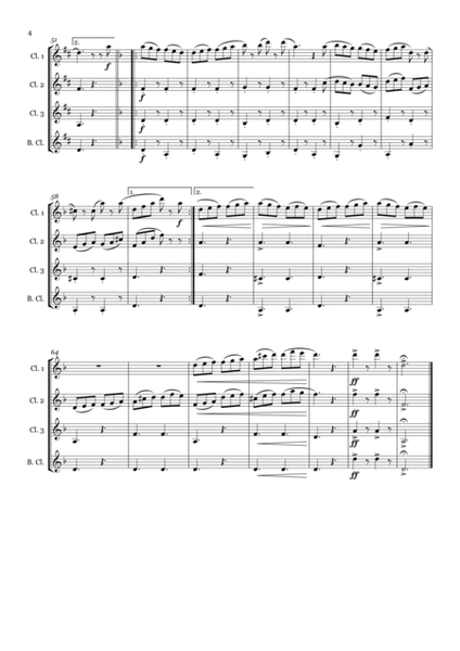 Tarantelle Op. 100 - Clarinet Quartet