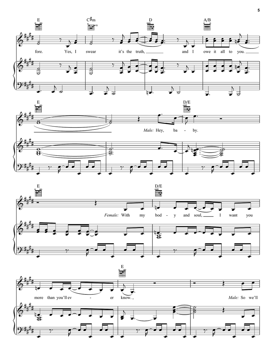 (I've Had) The Time Of My Life Acoustic Guitar scores gallery preview page 5