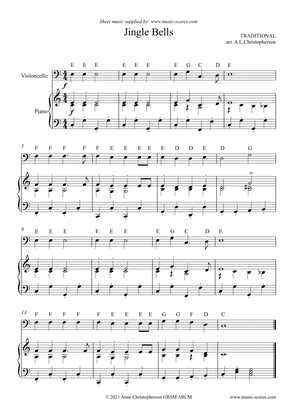 Jingle Bells - Very Easy Cello