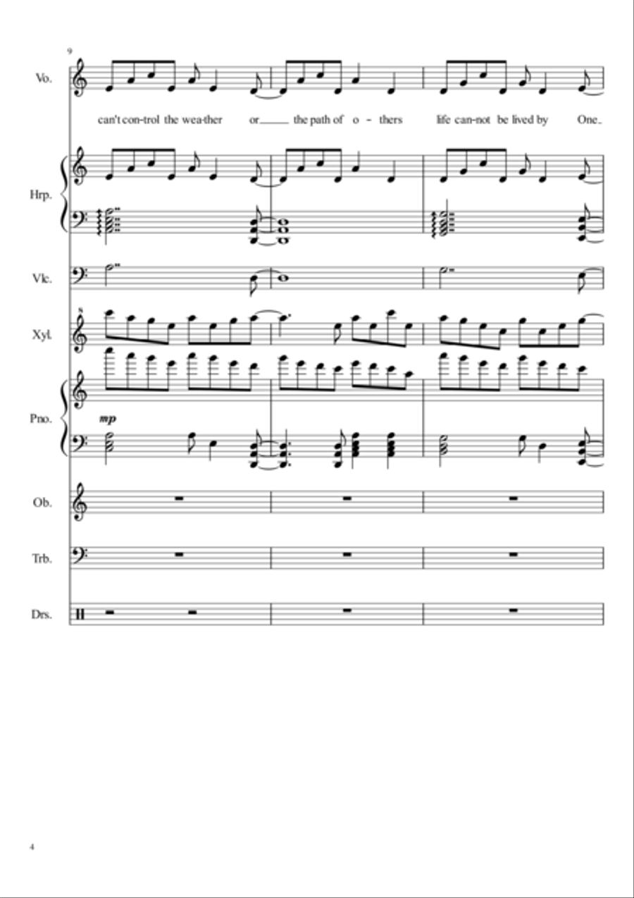 The Only Thing That Matters Large Ensemble scores gallery preview page 4