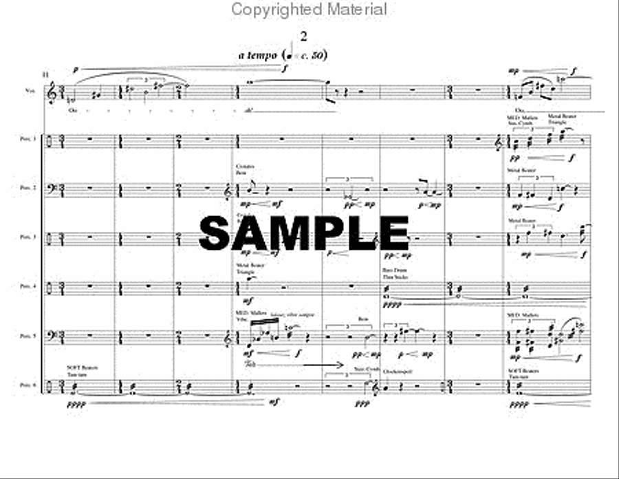 Tapas Percussion Ensemble scores gallery preview page 3