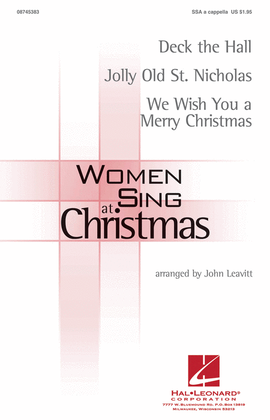 Book cover for Women Sing at Christmas