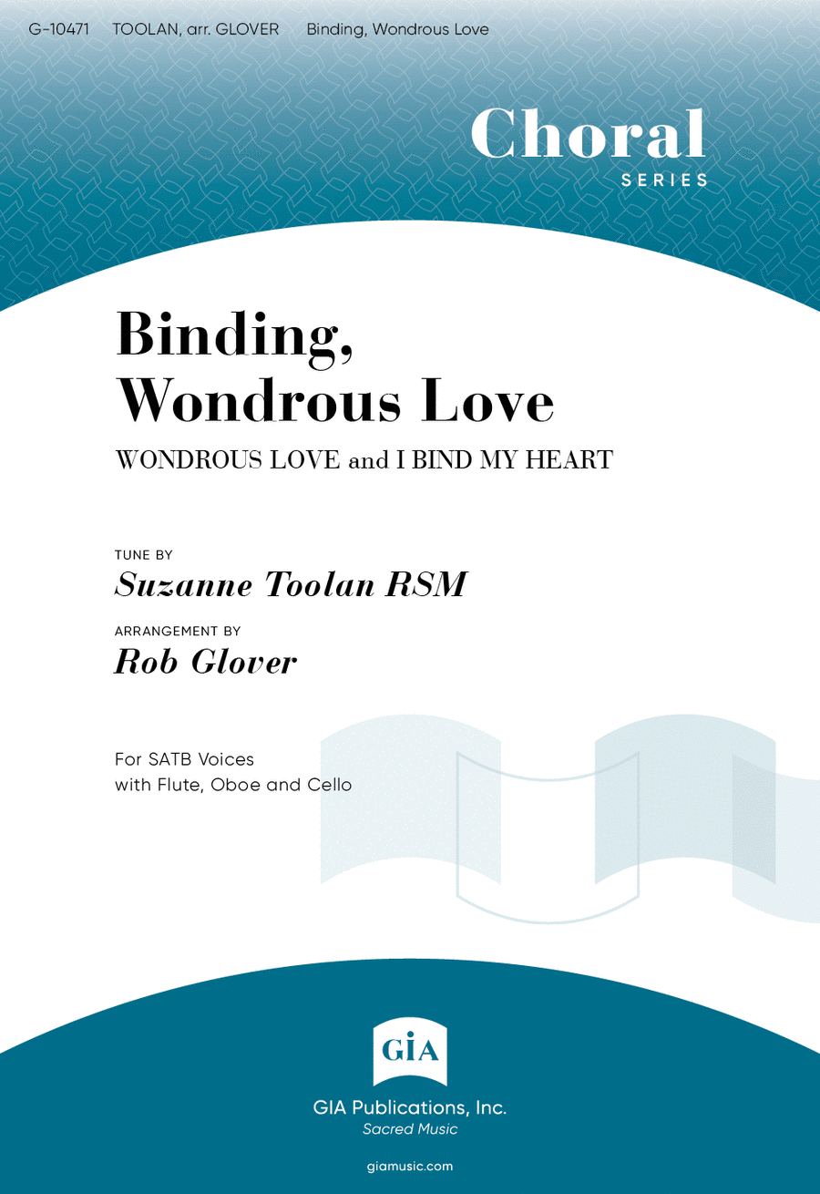 Binding, Wondrous Love 4-Part scores gallery preview page 1
