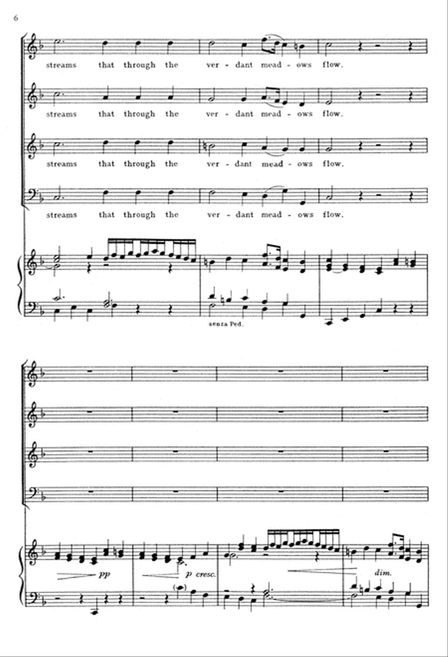 Lo, My Shepherd's Hand Divine 4-Part scores gallery preview page 5