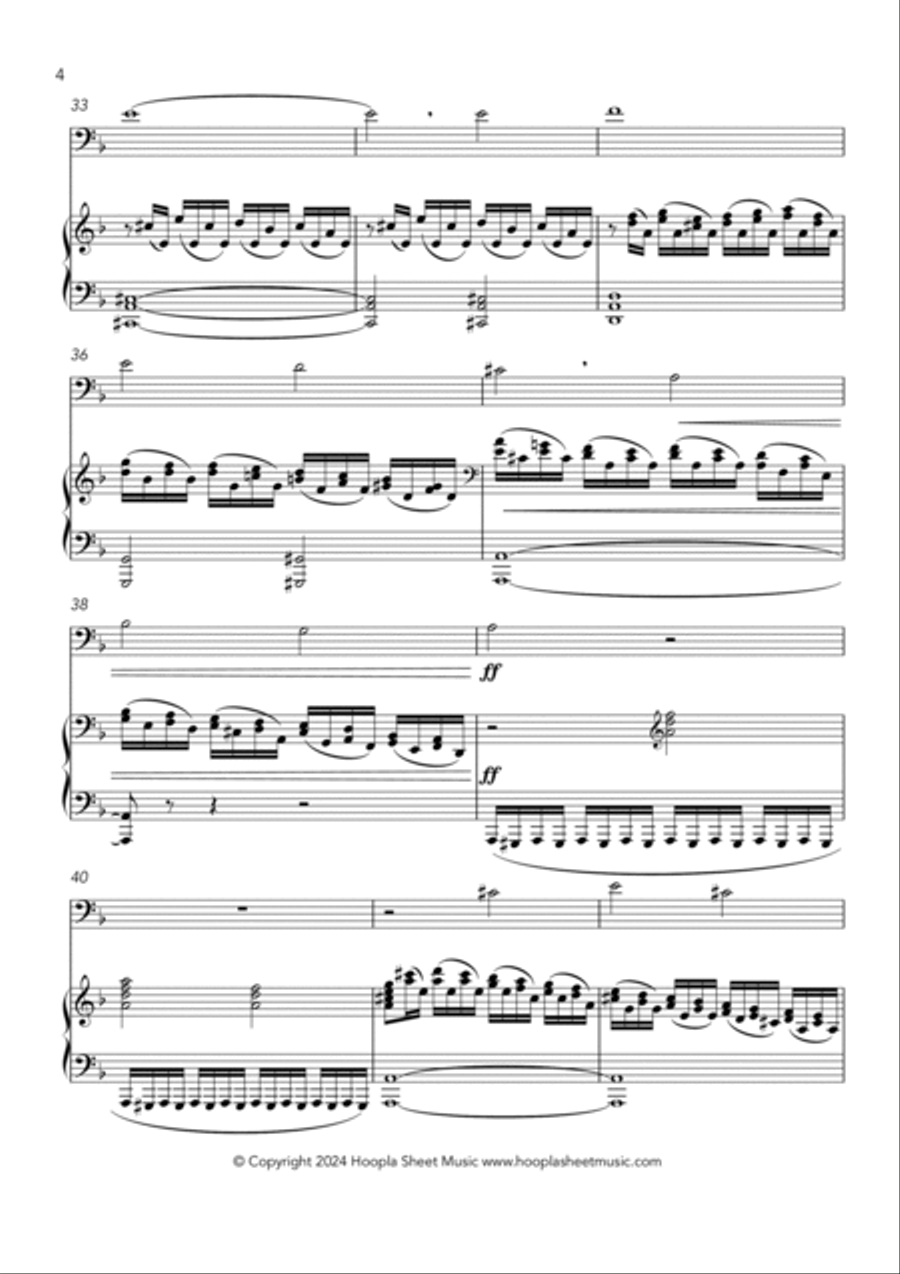 Stormy Moonlight (Moonlight Sonata Remix) Piano scores gallery preview page 4