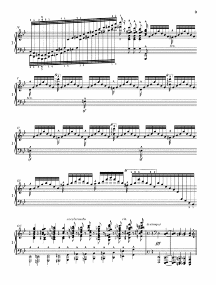 Piano Concerto No. 2 in G-minor Op. 22 Piano Solo scores gallery preview page 3