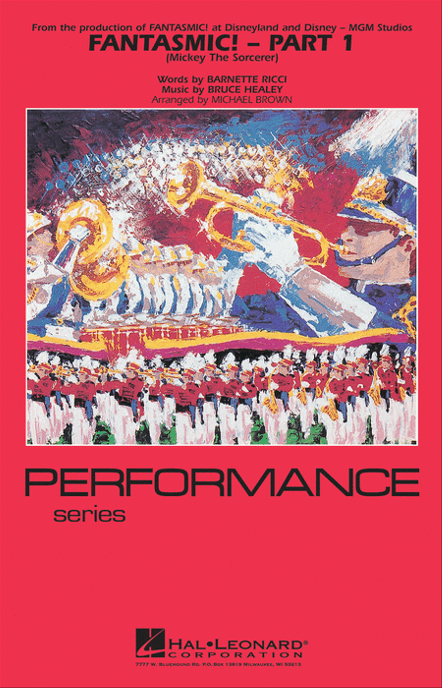 Fantasmic! – Part 1 (Mickey the Sorcerer) Marching Band scores gallery preview page 1