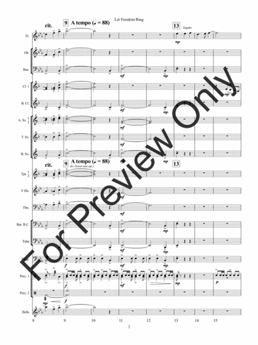 Let Freedom Ring - Full Score image number null
