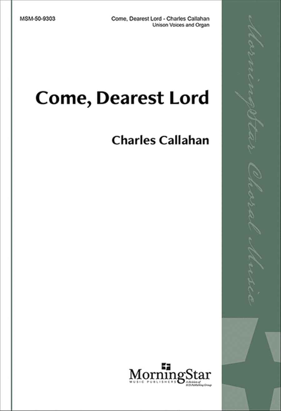 Come, Dearest Lord Unison Choir scores gallery preview page 1