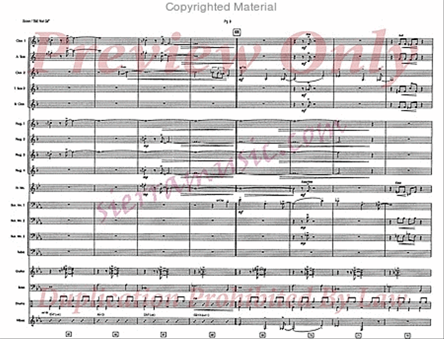 Bill, Not Gil Bill, Not Gil Jazz Ensemble scores gallery preview page 10