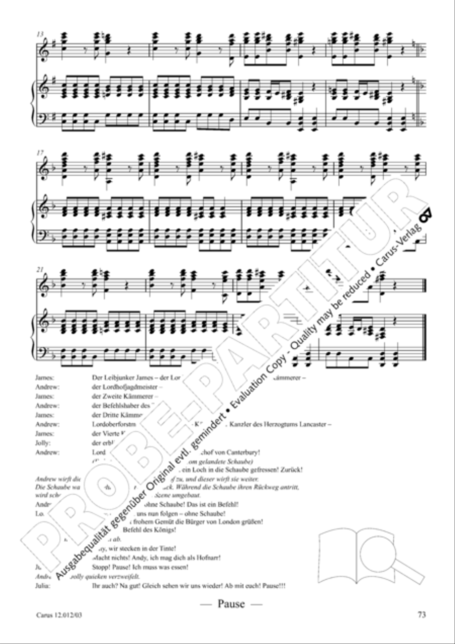 London Dreams 3-Part scores gallery preview page 74