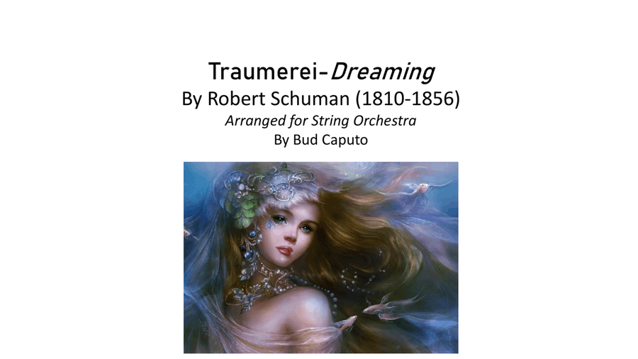 Traumerei Arranged For String Orchestra image number null