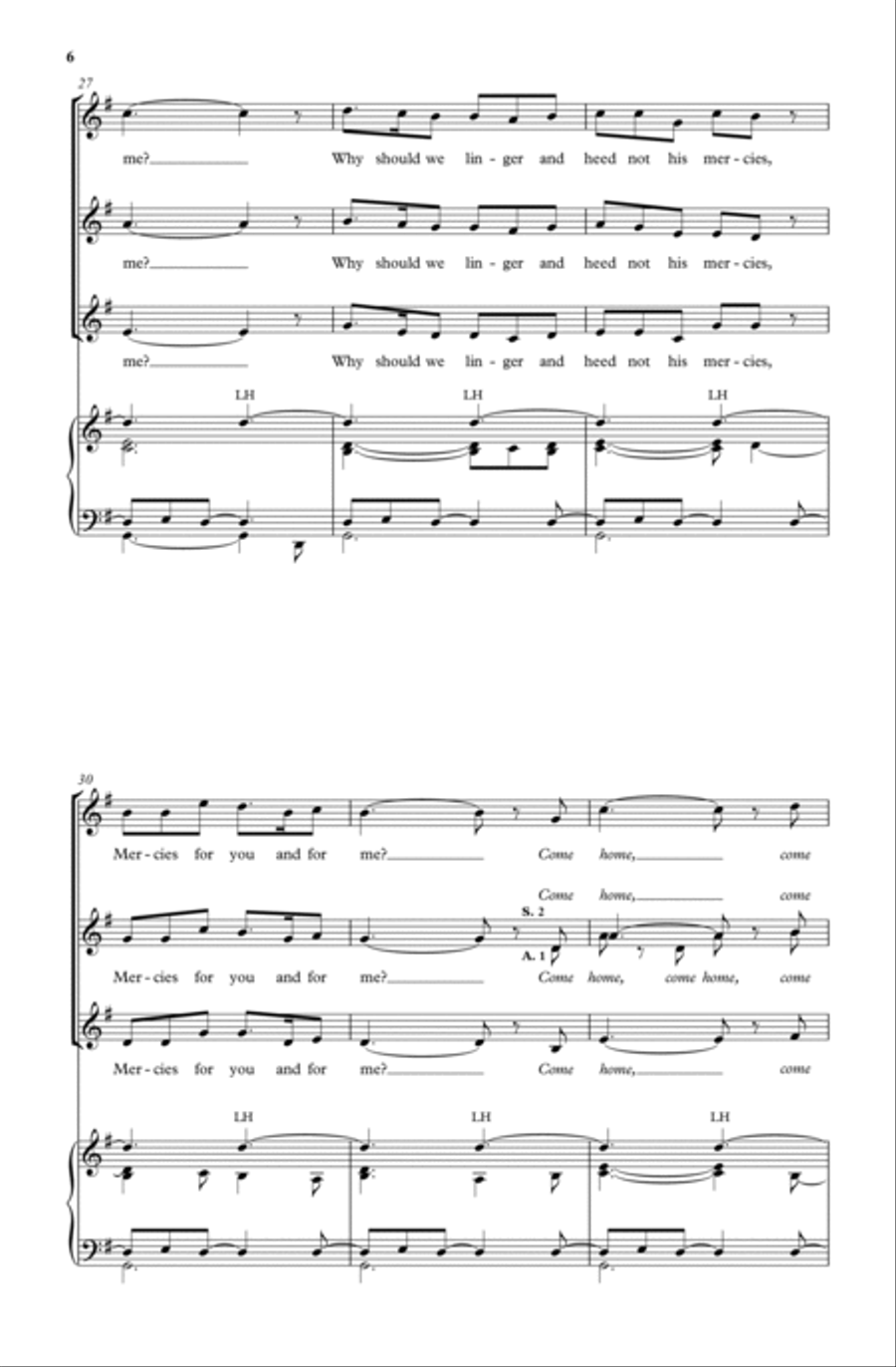 Softly and tenderly SSAA scores gallery preview page 5