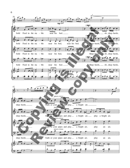 The Piping Carol (Choral Score) image number null