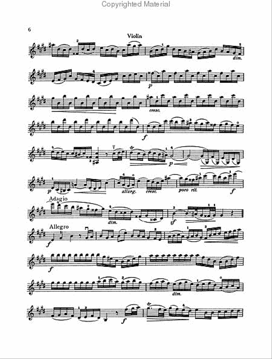 Violin Classics Violin Solo scores gallery preview page 4