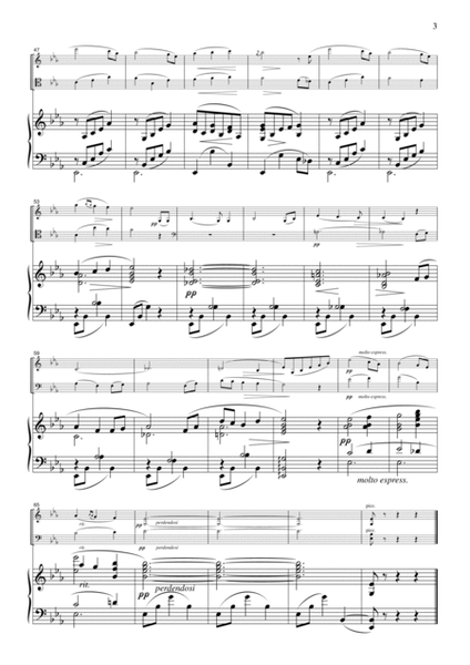 Brahms Lullaby, for piano trio, PB102