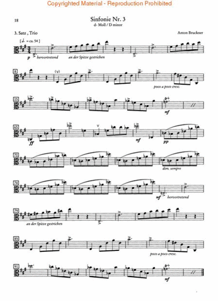 Test Pieces for Orchestral Auditions – Viola