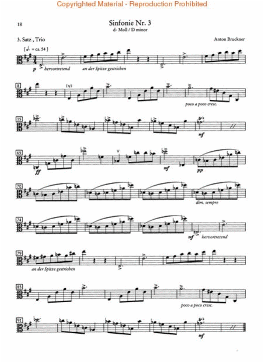 Test Pieces for Orchestral Auditions - Viola
