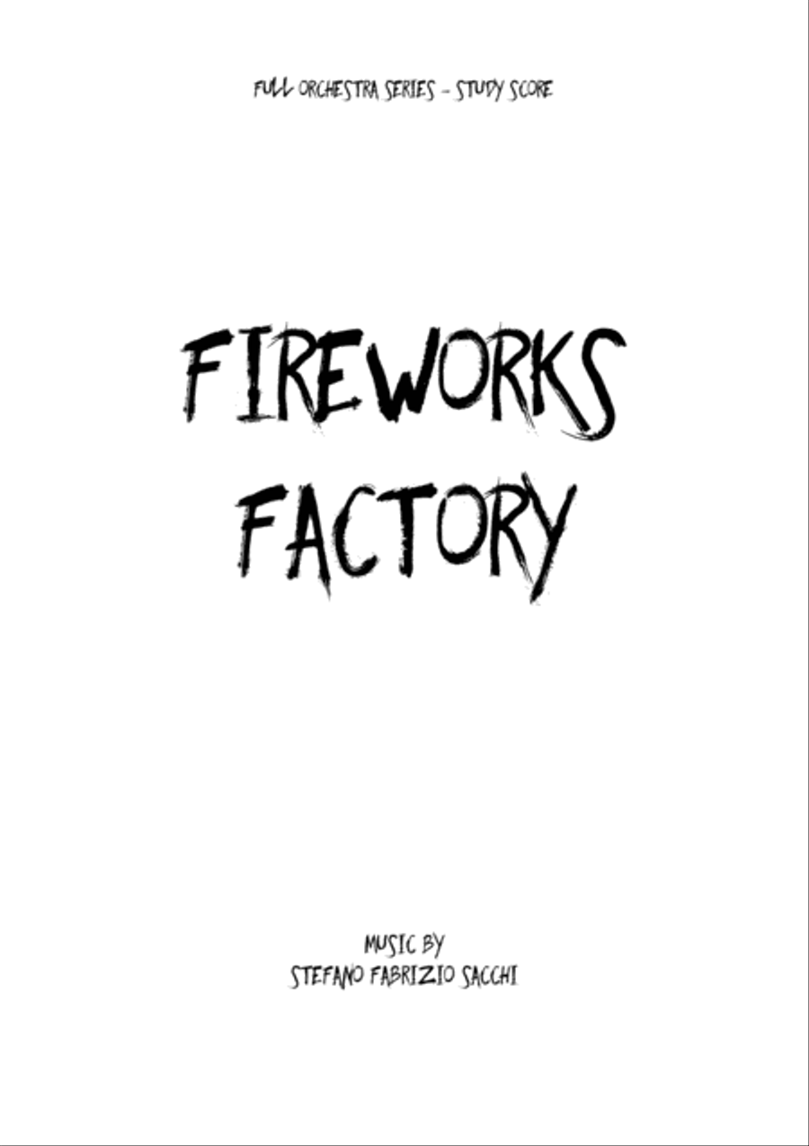 Book cover for Fireworks Factory