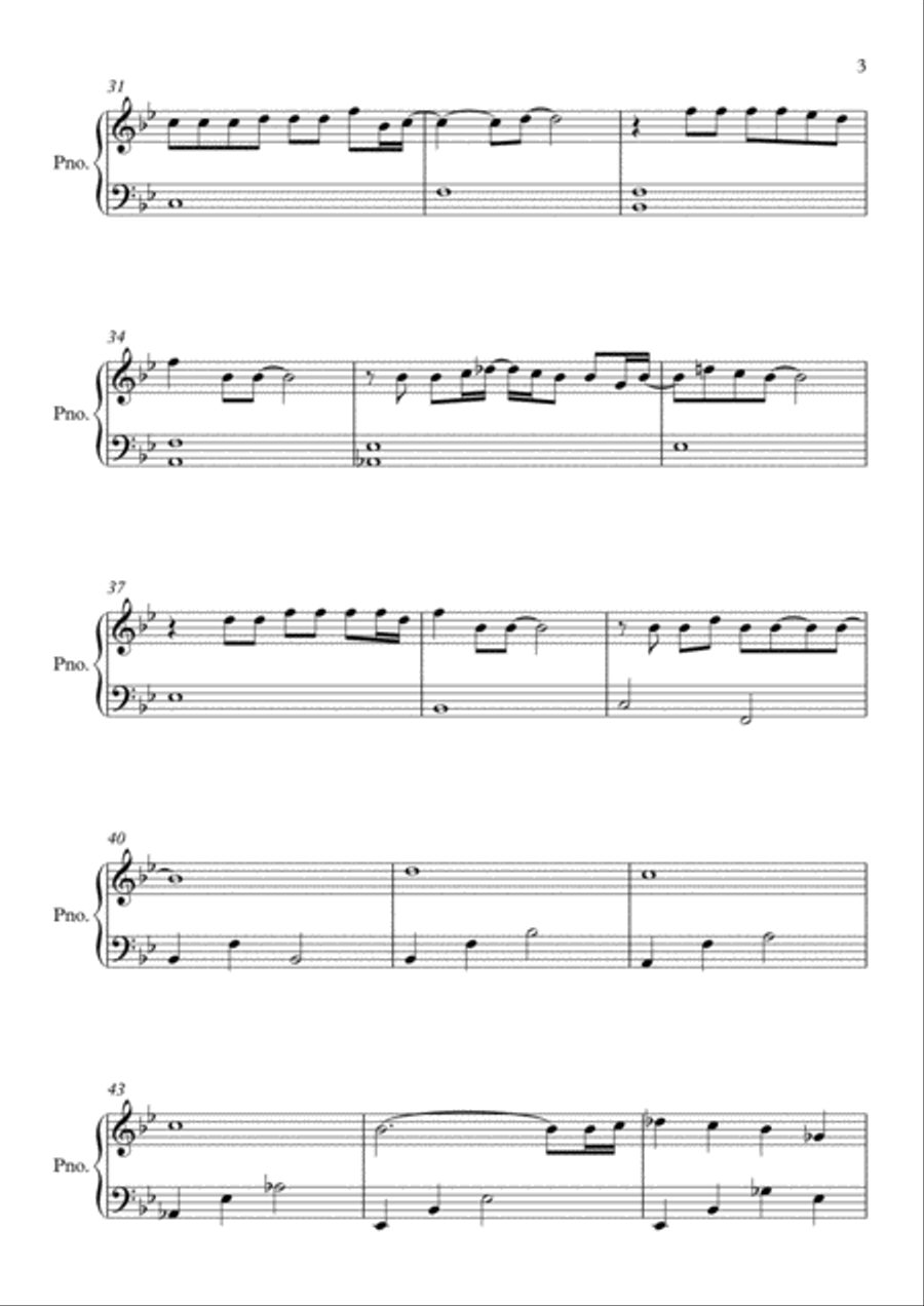 Make You Feel My Love Make You Feel My Love Easy Piano scores gallery preview page 3