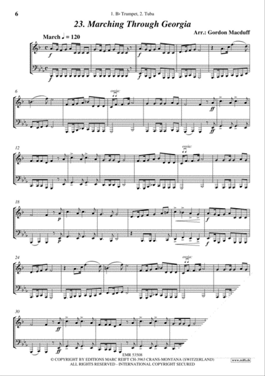 Greatest Duets Volume 3 Trumpet scores gallery preview page 5