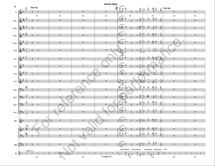 Southern Borders Jazz Ensemble scores gallery preview page 10
