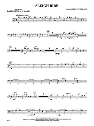 Book cover for Sleigh Ride: (wp) 2nd B-flat Trombone B.C.