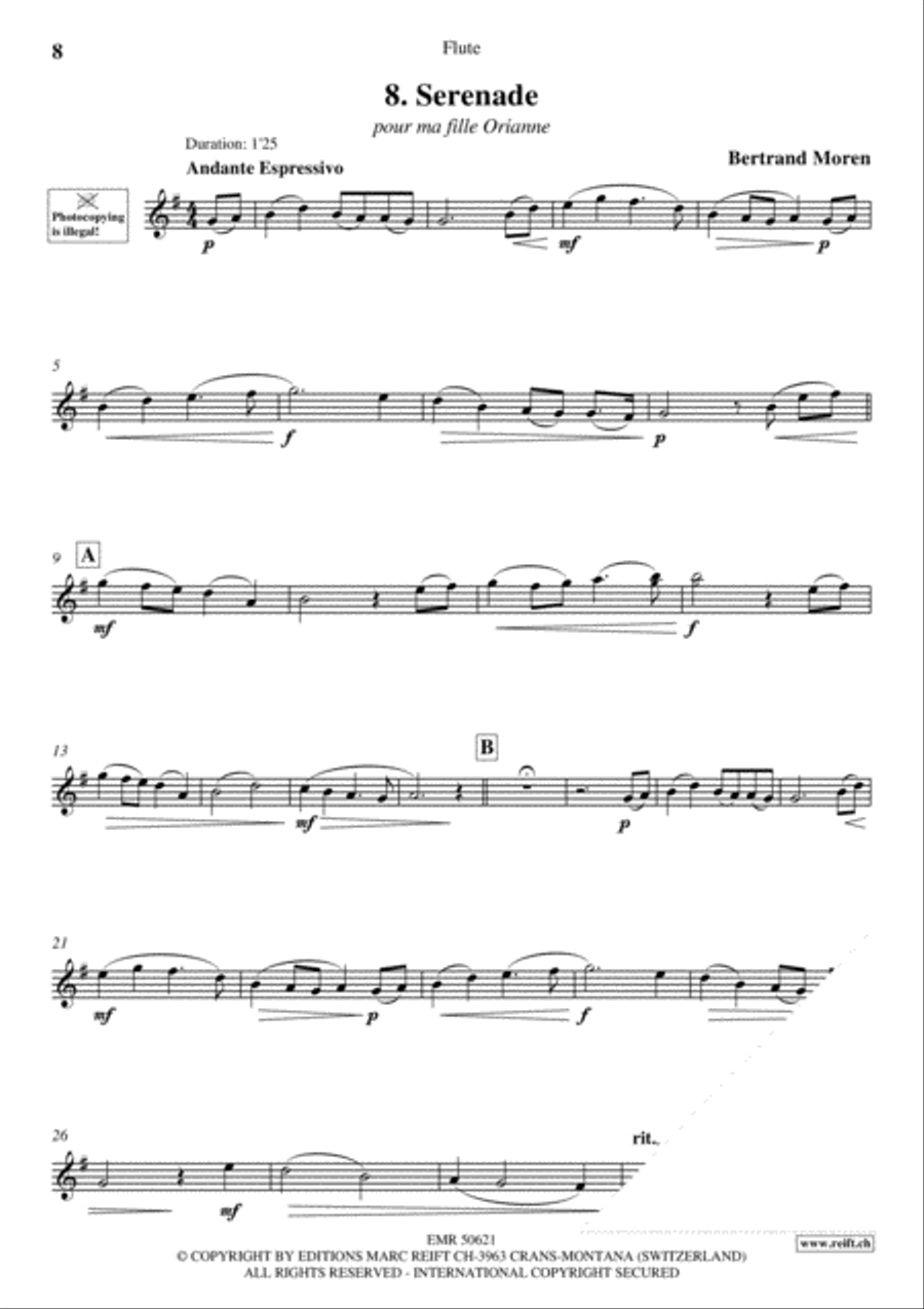 20 Slow Melodies Volume 2 Flute Solo scores gallery preview page 10