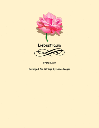 Book cover for Liebestraum (two violins and cello)
