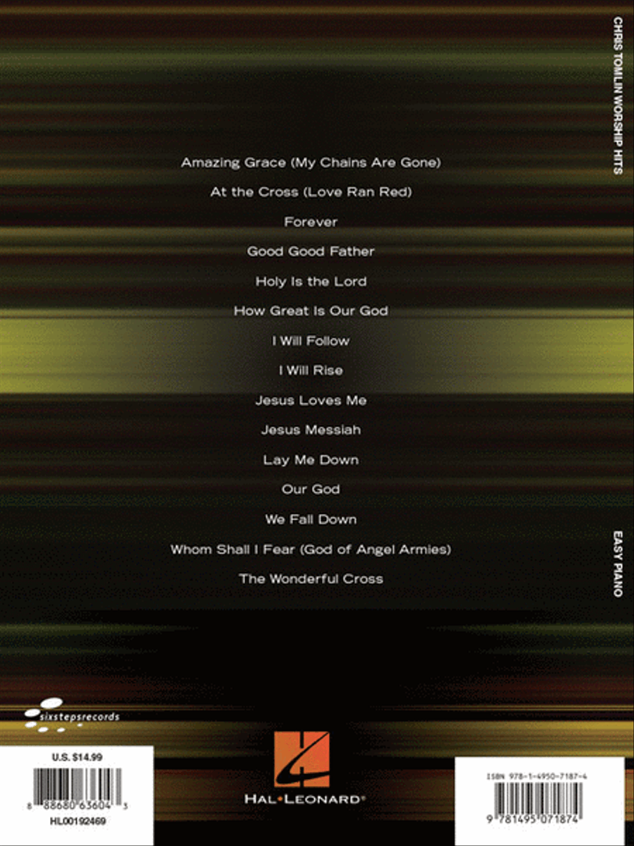 Chris Tomlin – Worship Hits Easy Piano scores gallery preview page 6