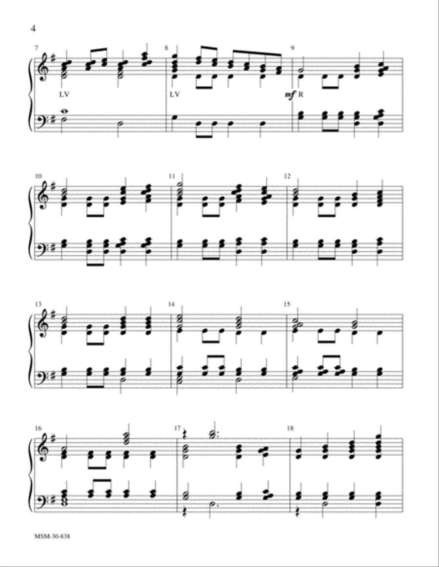 Jesus Shall Reign Handbell Choir scores gallery preview page 3