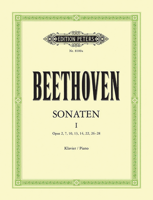 Book cover for Piano Sonatas, Volume 1