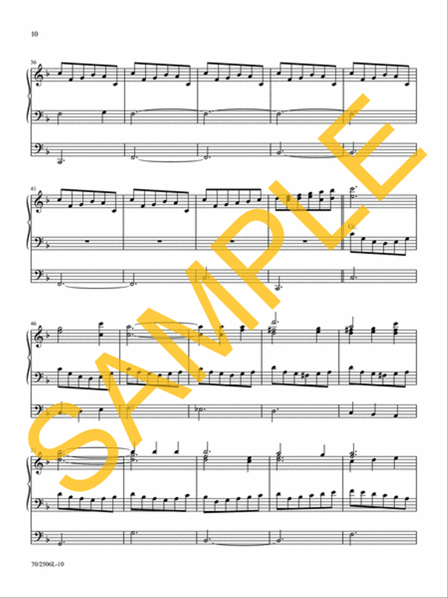 My Faith Looks Up to Thee Organ Solo scores gallery preview page 9