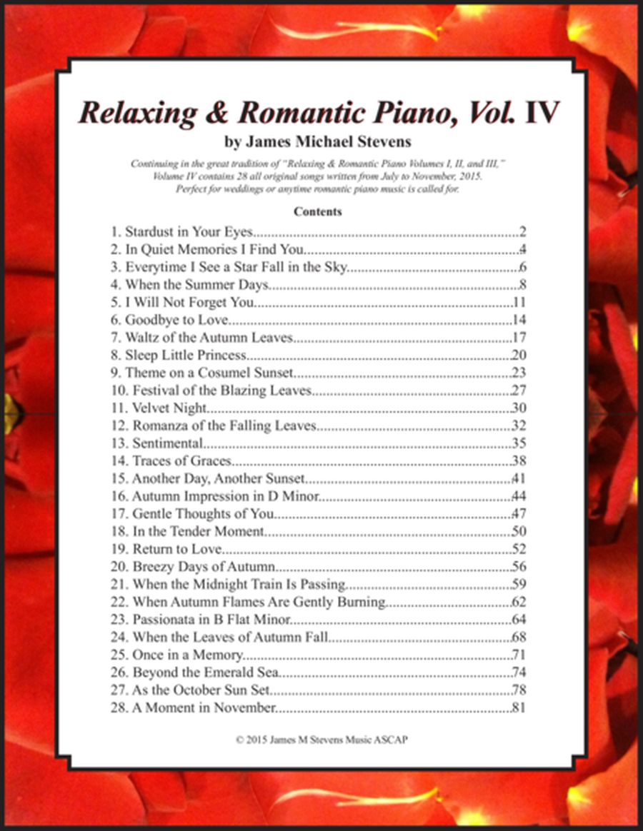 Relaxing & Romantic Piano, Vol. IV image number null