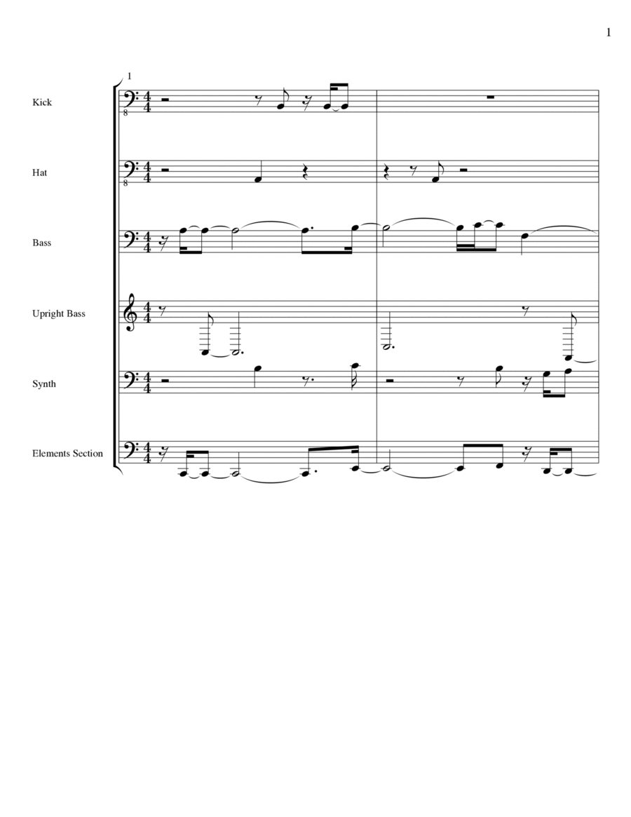 Epilogue Epilogue Jazz Ensemble scores gallery preview page 1