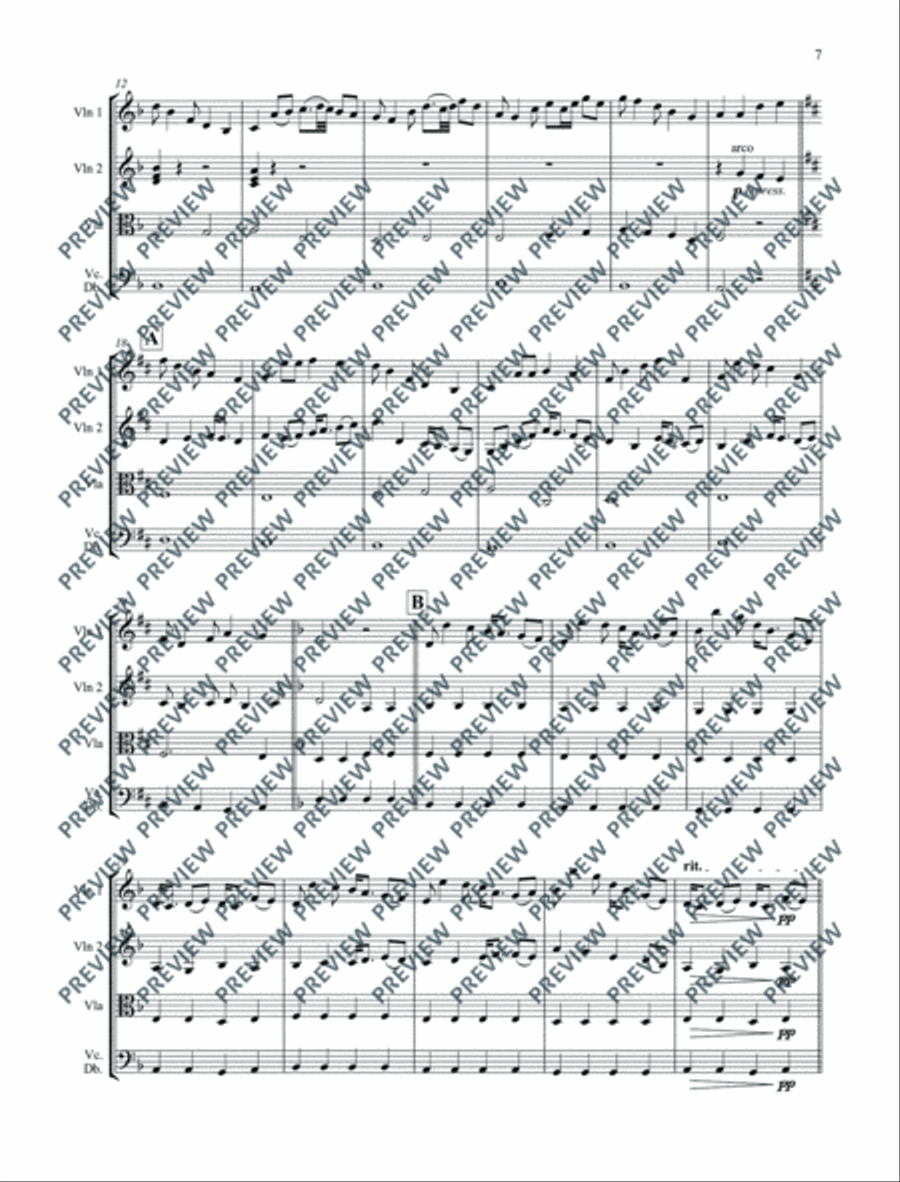 Start Point String Quartet scores gallery preview page 8