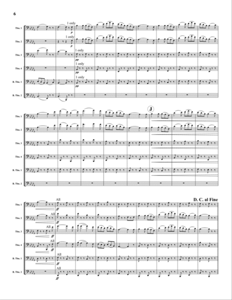 March from Military Suite in F Large Ensemble scores gallery preview page 6