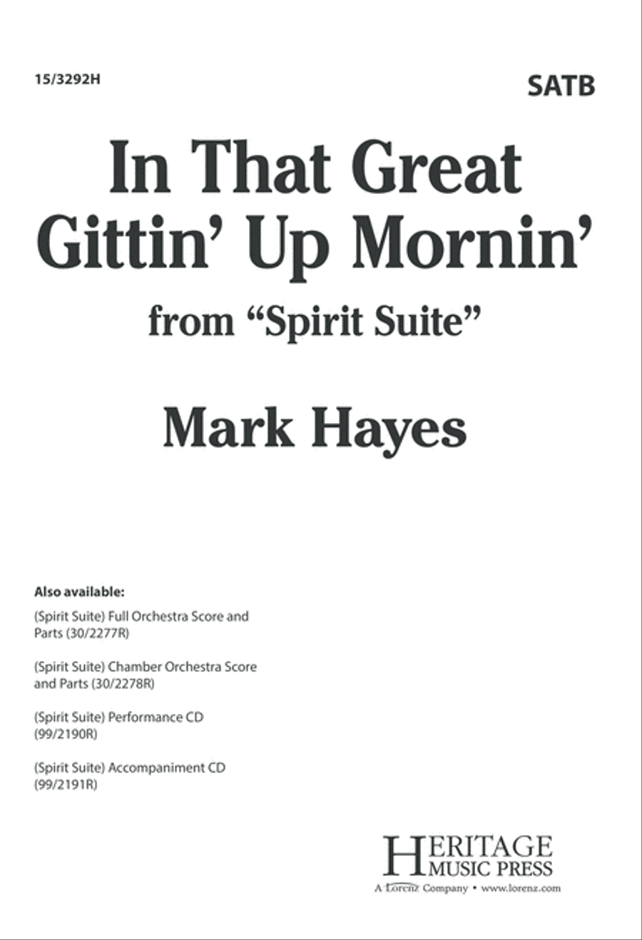 In That Great Gittin' Up Mornin' 4-Part scores gallery preview page 1