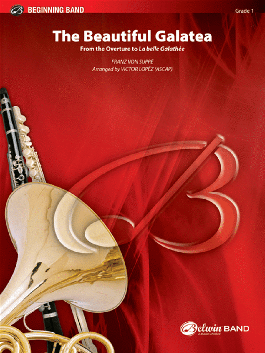 The Beautiful Galatea (from the overture to La belle Galathée) Concert Band scores gallery preview page 1