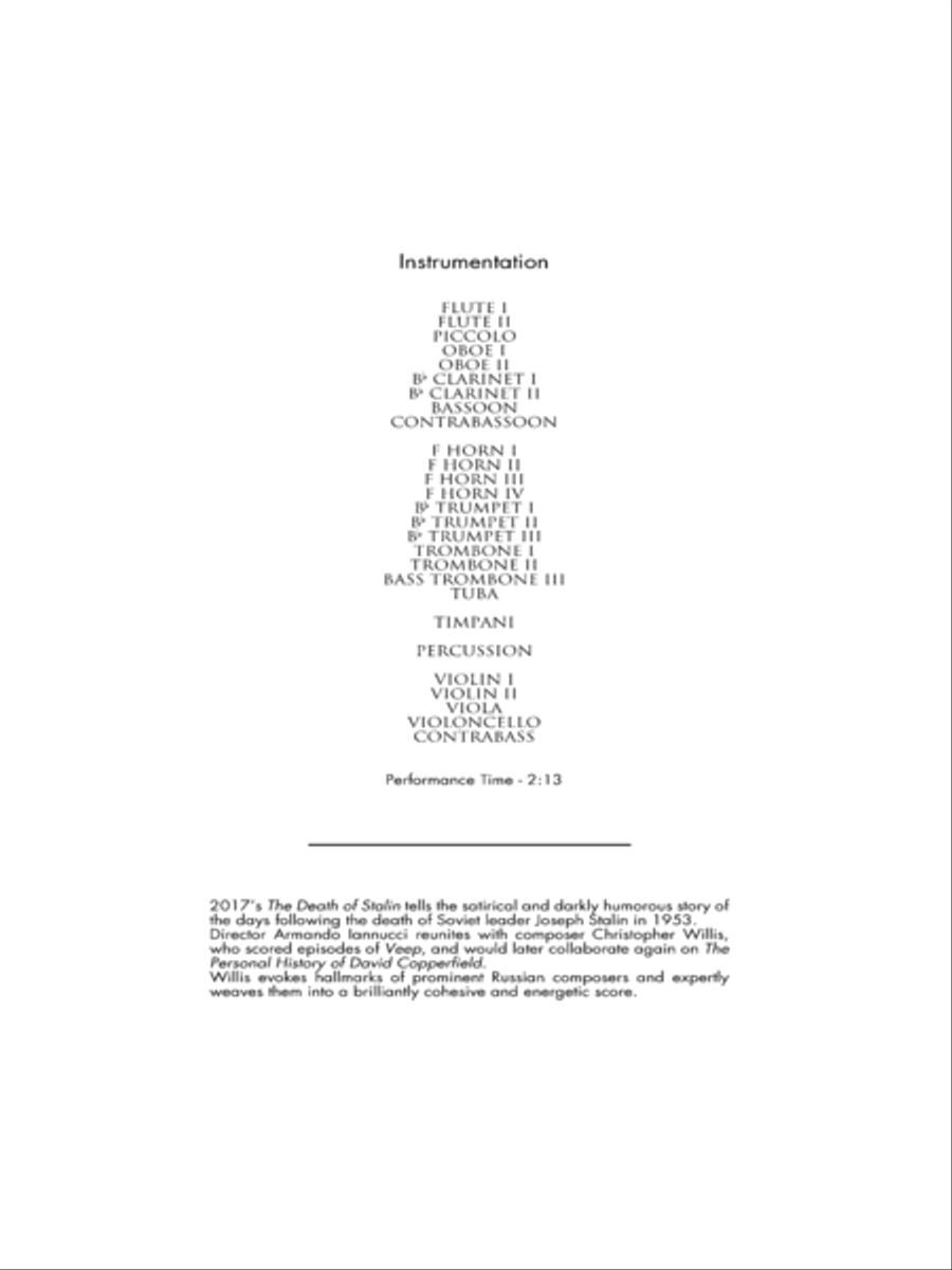 A Comedy Of Terrors End Titles - Score Only Full Orchestra scores gallery preview page 2
