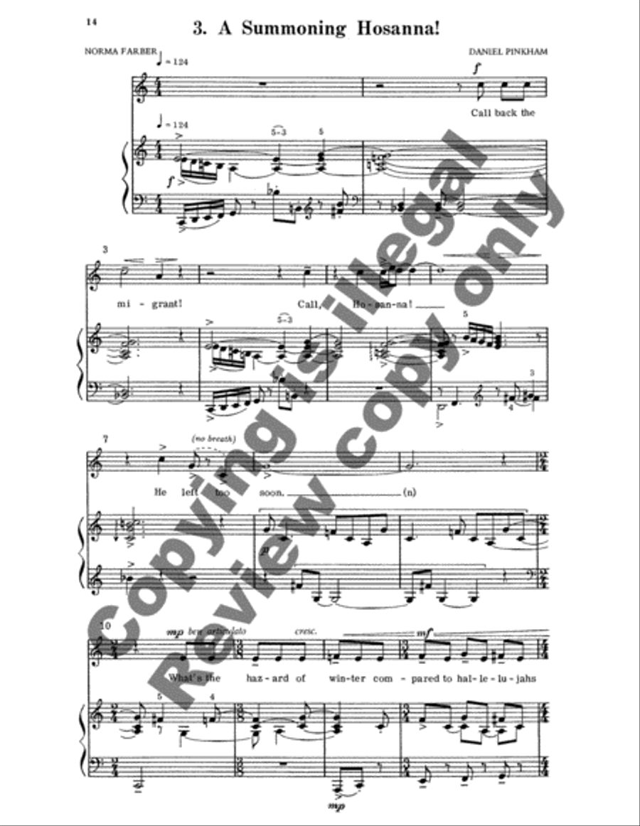 Music in the Manger Medium Voice scores gallery preview page 7