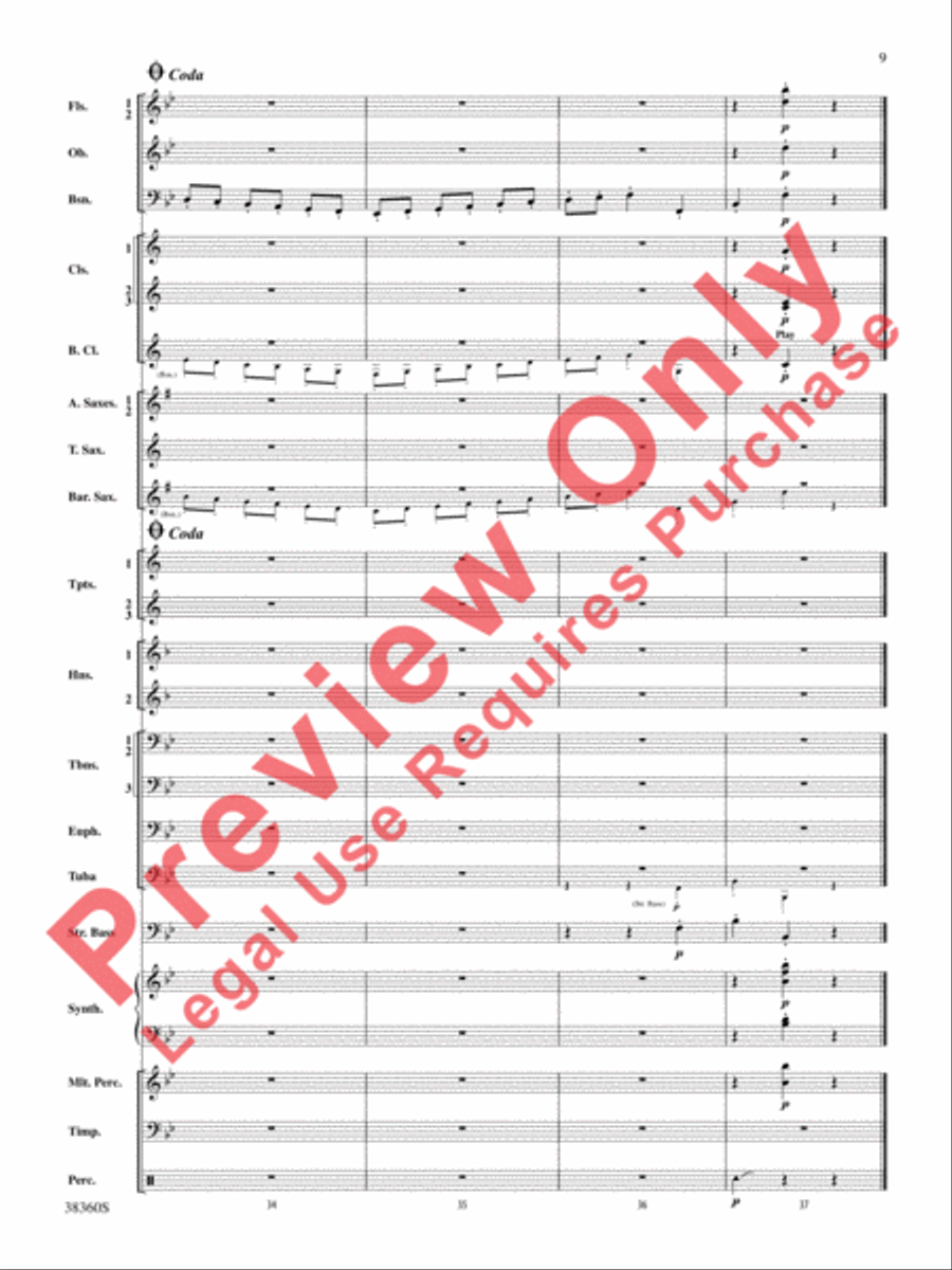Tonadillas Suite Concert Band scores gallery preview page 10