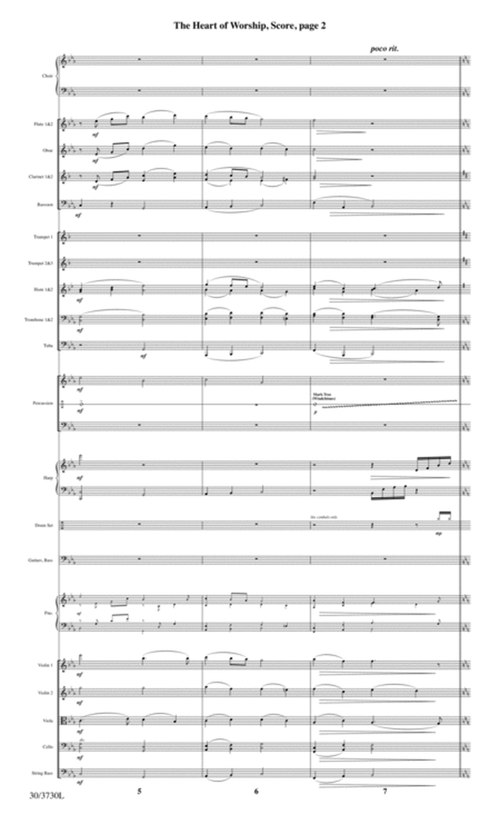 The Heart of Worship - Orchestral Score and CD with Printable Parts