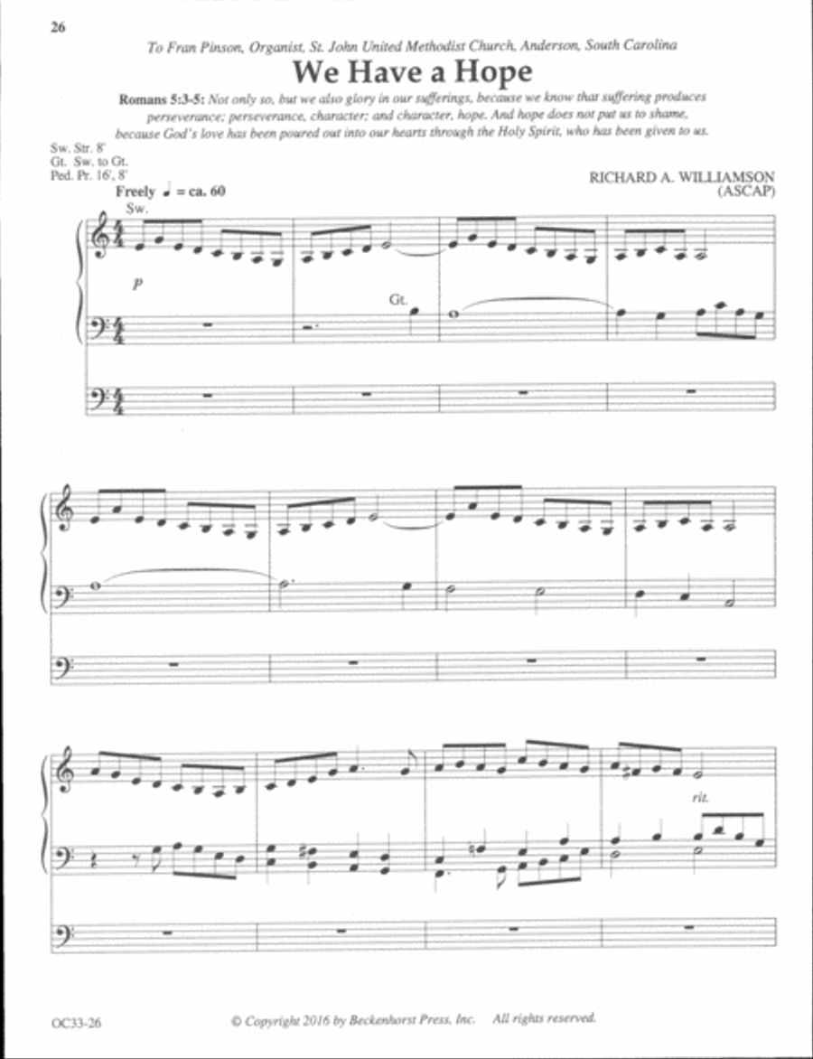 In His Presence Organ scores gallery preview page 12