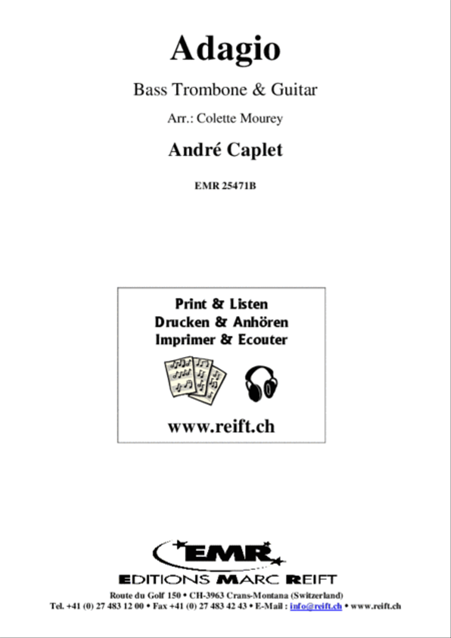 Adagio Trombone scores gallery preview page 2
