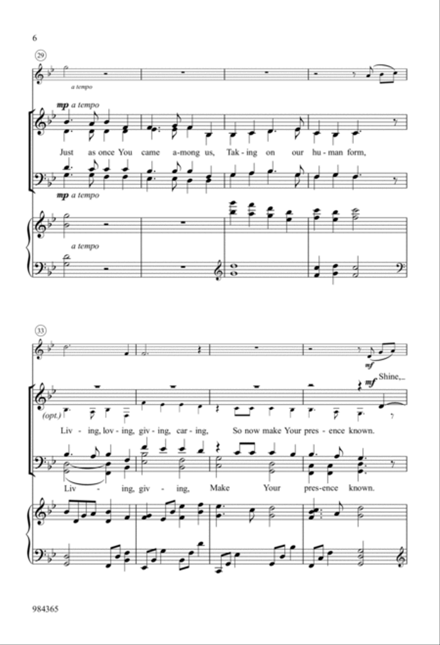 Look, How Quickly Falls the Evening 4-Part scores gallery preview page 5