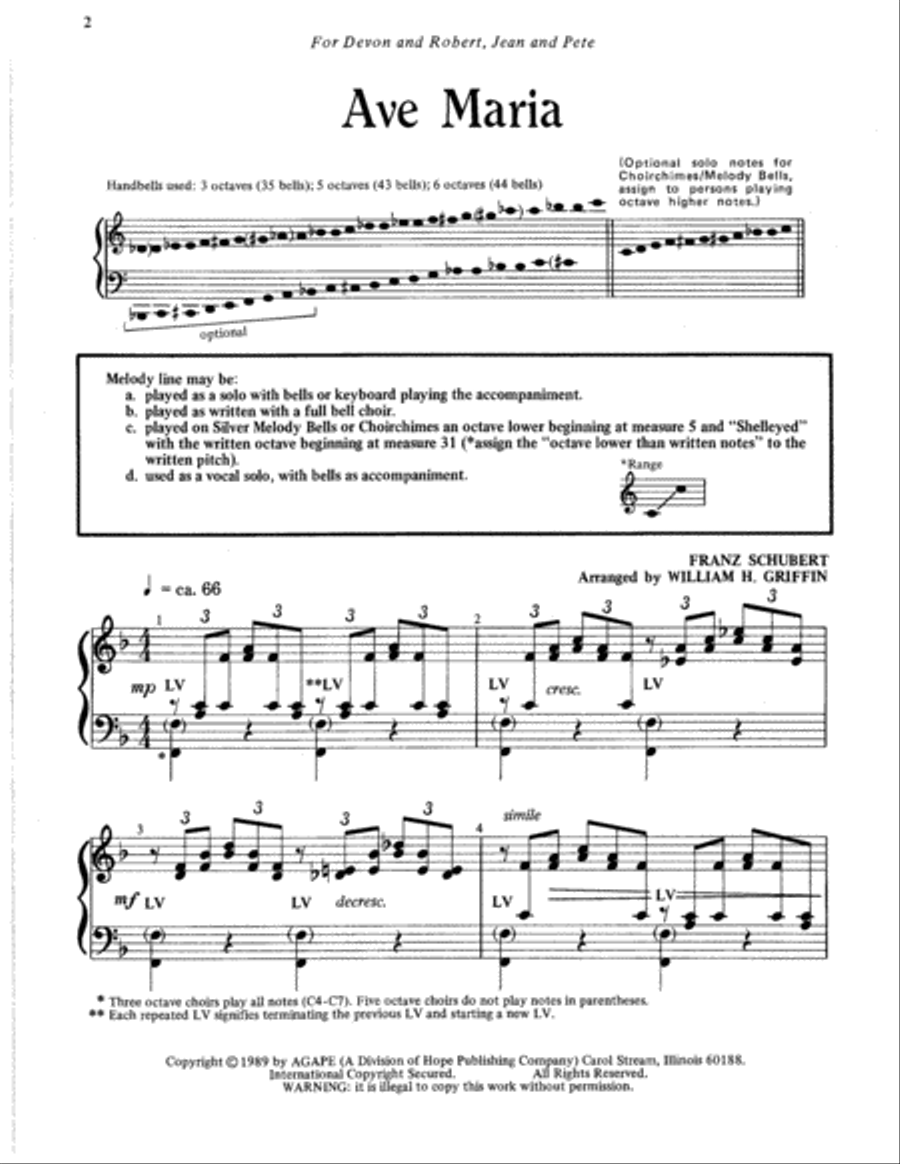 Ave Maria 5-Octaves scores gallery preview page 9