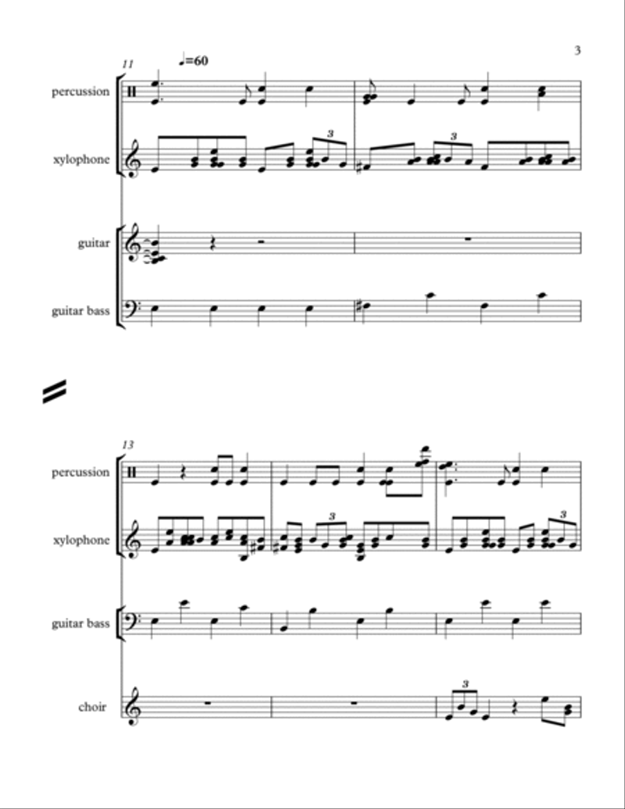Dolorosa - Score Only Concert Band scores gallery preview page 3